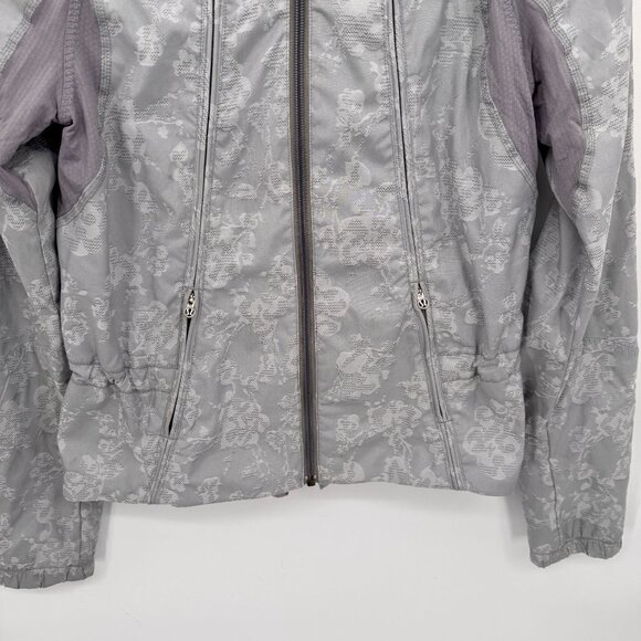Lululemon Full Zip Lightweight Travel to Track Jacket Womens 4 XS Purple Gray - Picture 3 of 13